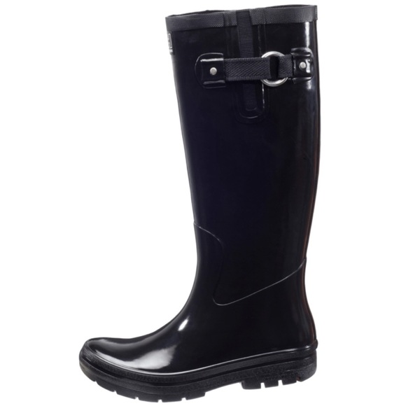 Helly Hansen Rain Boots Womens Size 5 Waterproof Tall Rubber Black NEW NWOB Gorp - Picture 2 of 9